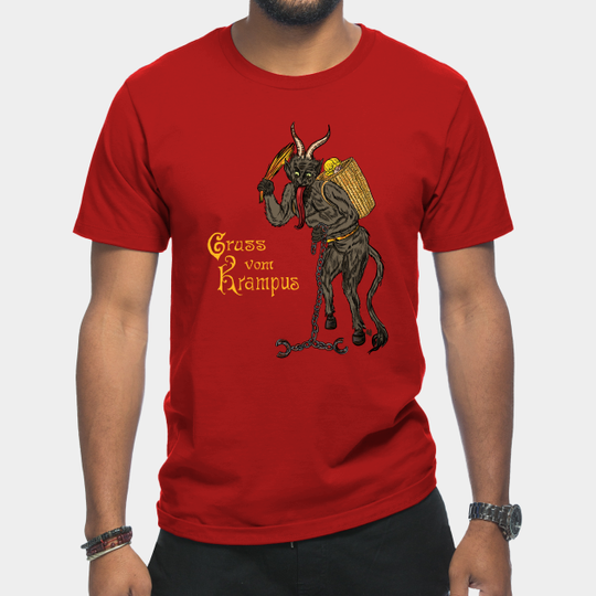 Krampus Greetings - Krampus - T-Shirt