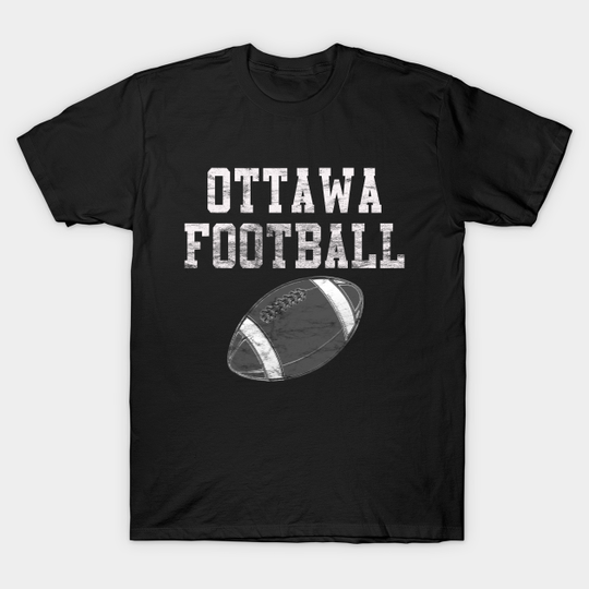 Vintage Ottawa Football - Ottawa Football - T-Shirt