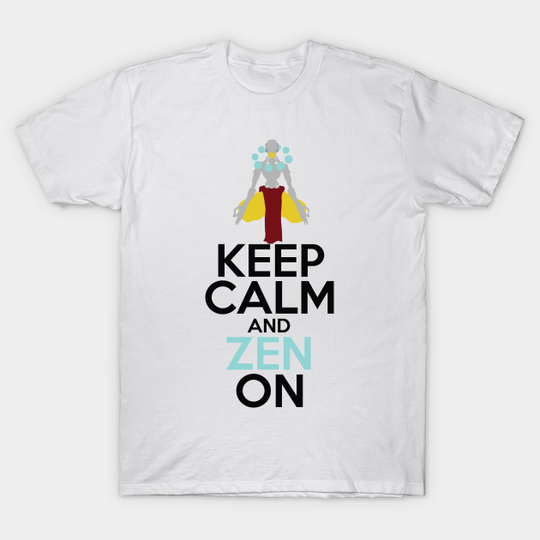 Keep Calm and Zen On - Over - T-Shirt