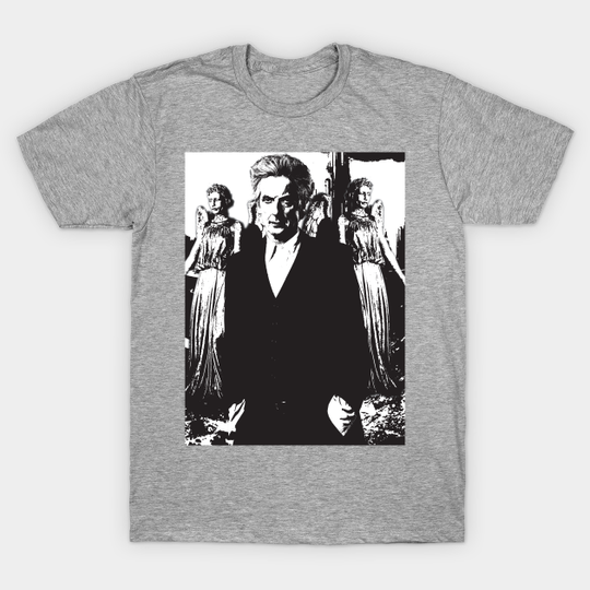 Doctor Who: 12th Doctor And Weeping Angels - Doctor Who - T-Shirt