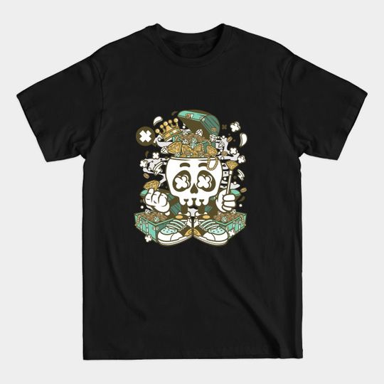 Treasure Skull Head - Treasure - T-Shirt