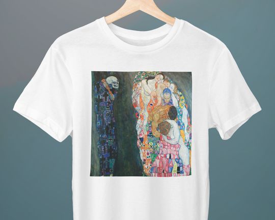Death and Life, Gustav Klimt Painting, Unisex T-Shirt, Art T-Shirt
