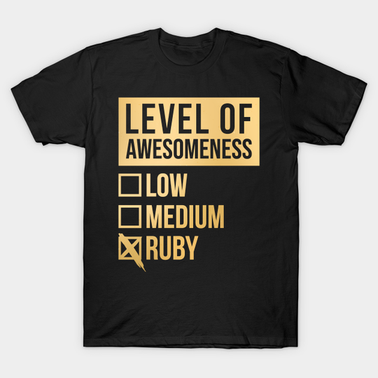 Ruby Name - Ruby Name - T-Shirt
