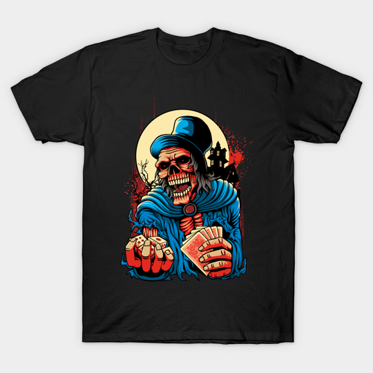 Mr Skull Gambler - Gambler - T-Shirt