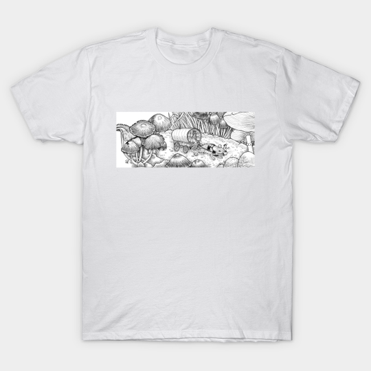 Magical Forest Floor Panorama 1 - Magic Forest - T-Shirt