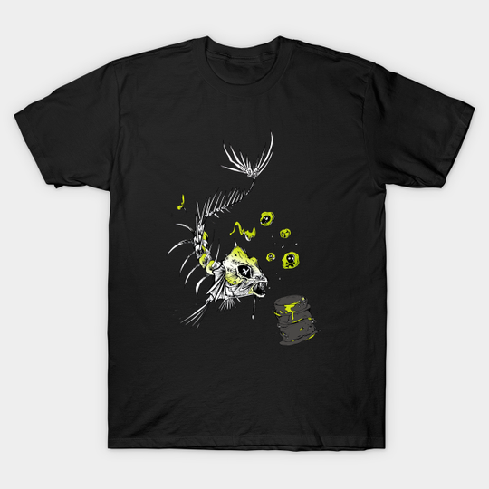 Toxic Fish - Skeleton - T-Shirt