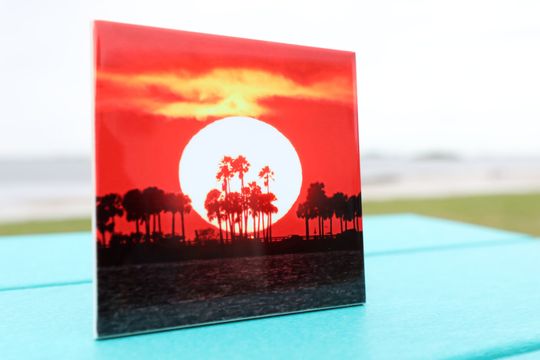 Sunset Ceramic Photo Tile