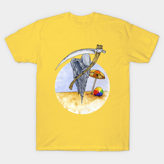 Death's A Beach - Grim Reaper - T-Shirt