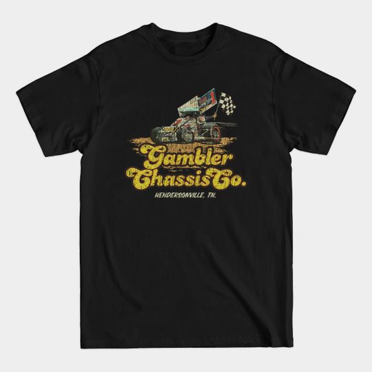 Gambler Chassis Co. 1980 - Sprint Car Racing - T-Shirt