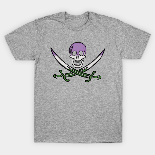 Genderqueer Pirate Pride - Pride Flag - T-Shirt