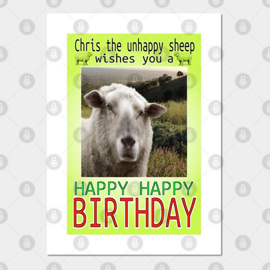 Father Ted Birthday Sheep - Father Ted - Posters and Art Prints