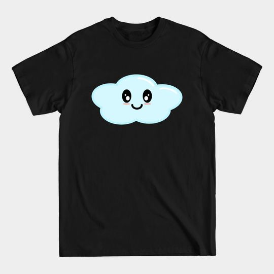 Kawaii Cute Cloud Character - Cute Cloud - T-Shirt