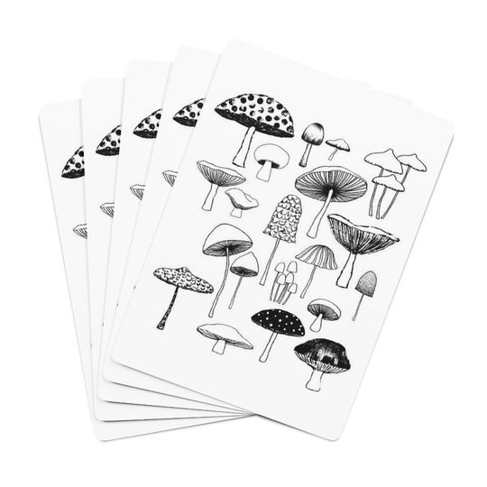 Mushroom Custom Poker Cards