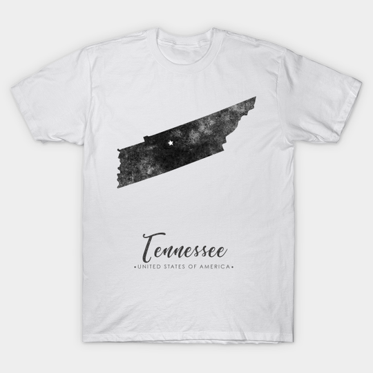 Tennessee state map - Tennessee - T-Shirt