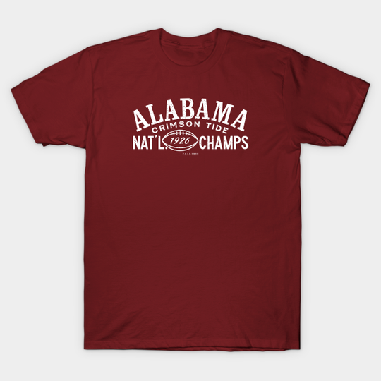 Alabama Crimson Tide National Champions - 1926 (White) - Alabama - T-Shirt