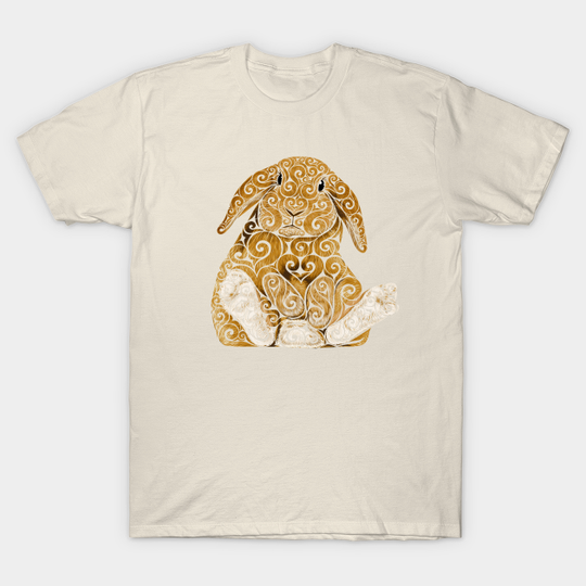 Swirly Bunny - Bunny - T-Shirt