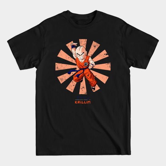Krillin Retro Japanese Dragon Ball Z - Krillin - T-Shirt