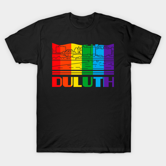 Duluth Pride Shirt Duluth LGBT Gift LGBTQ Supporter Tee Pride Month Rainbow Pride Parade - Duluth Pride - T-Shirt