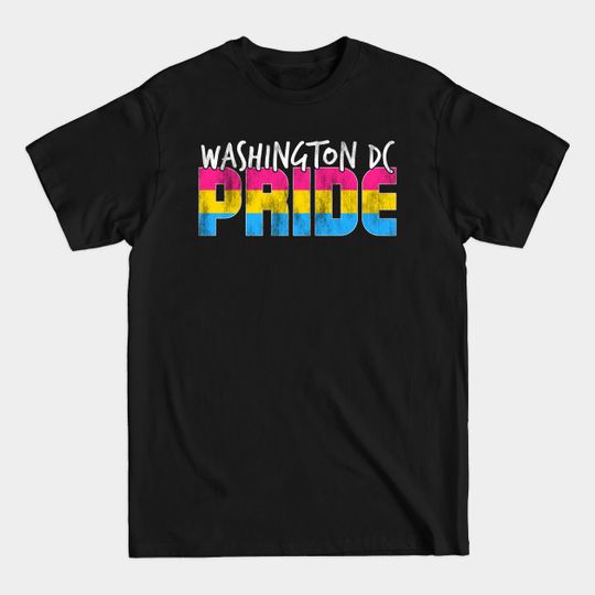 Washington DC Pride Pansexual Flag - Dc - T-Shirt