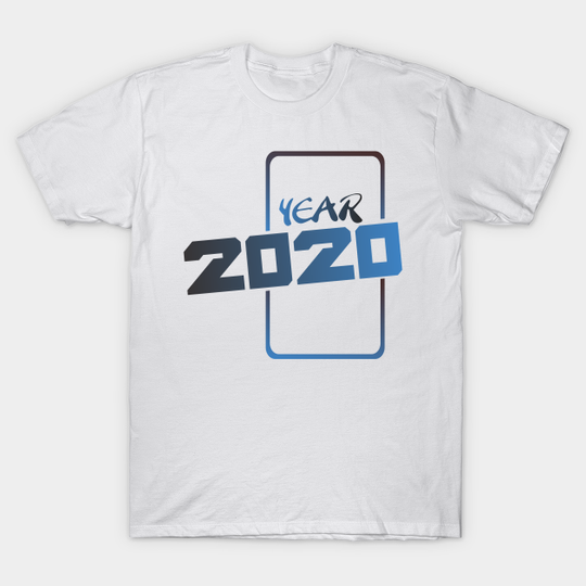 Showcase Step-out year 2020 Design Blue Gradient - New Year 2020 - T-Shirt