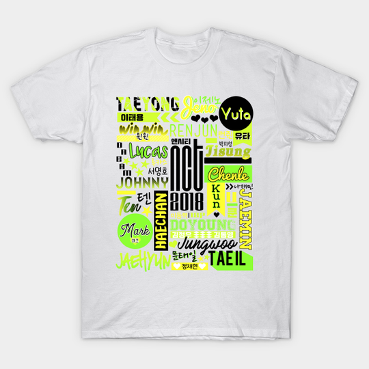 NCT 2018 Collage - Kpop - T-Shirt