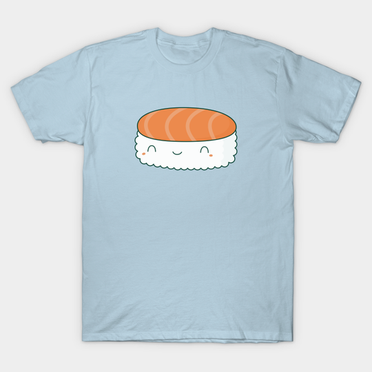 Kawaii Cute Smiling Sushi T-Shirt - Sushi - T-Shirt