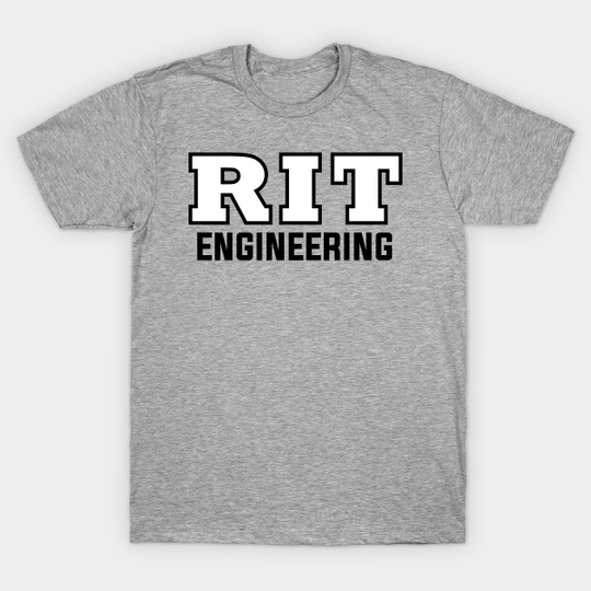 RIT Engineering (White, Black Border) - Rit - T-Shirt