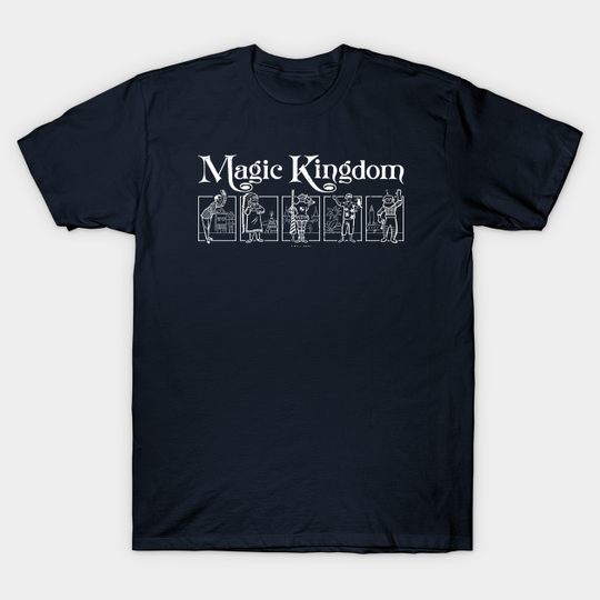 Kingdom Characters (White) - Theme Park Series - Disney - T-Shirt