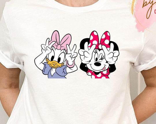 Minnie and Daisy Duck Besties T Shirt