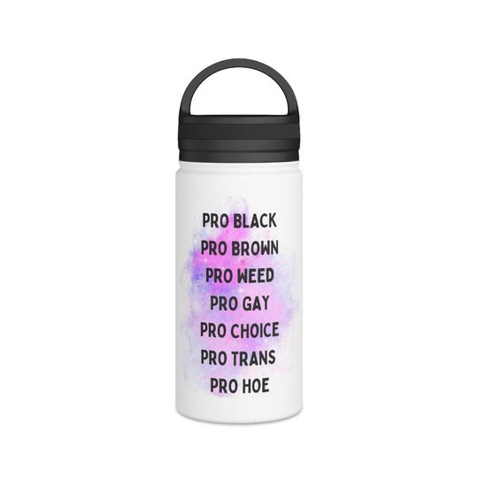 PRO Stainless Steel Water Bottle with Handle Lid