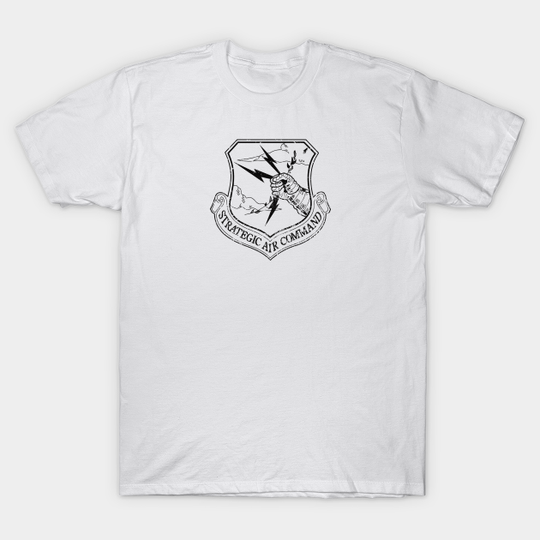 Strategic Air Command - Small Black Logo - Strategic Air Command - T-Shirt