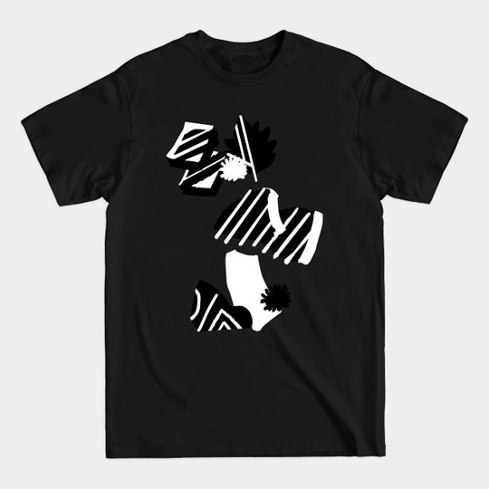 SashiMori logo (Black and White) - Splatoon - T-Shirt