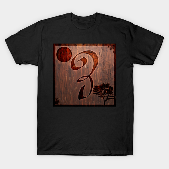 Wood Burned Unseen Rune - Shadowhunters Tv - T-Shirt