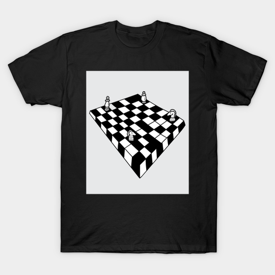 Chessboard Player Chess Pieces - Chess Player - T-Shirt