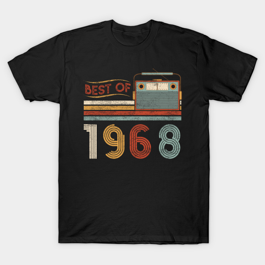 Best Of 1968 54 Birthday Gifts 54 Year Old - Best Of 1968 Birthday Gift - T-Shirt