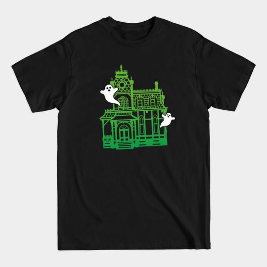 Haunted Victorian House - Haunted House - T-Shirt