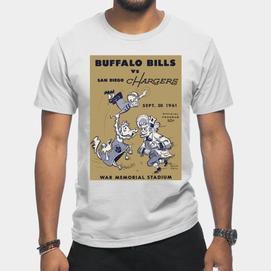 Vintage Buffalo Bills Program - Buffalo Bills - T-Shirt