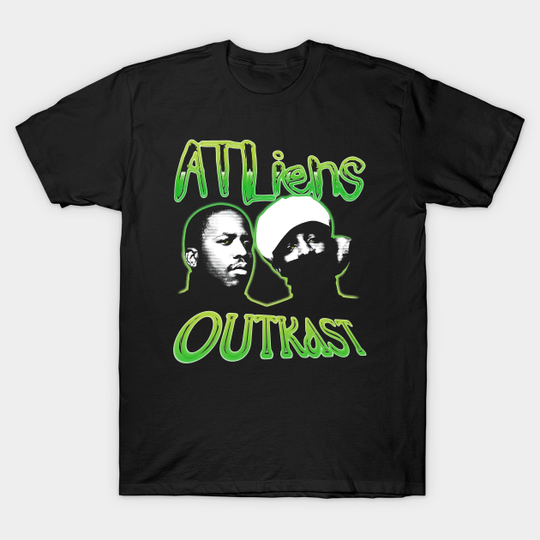 OUTKAST ATLIENS GREEN WHITE - Outkast - T-Shirt