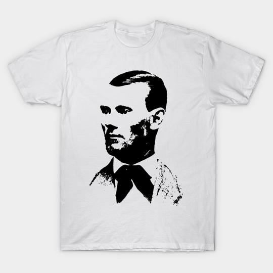 Jesse James Pop Art Portrait - Jesse James - T-Shirt