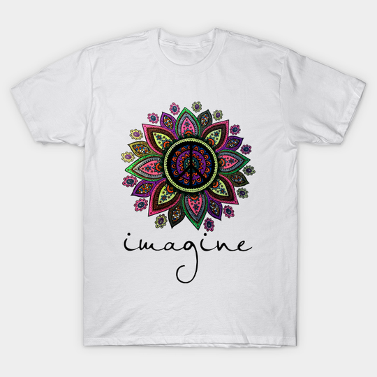 Imagine - Hippie - T-Shirt