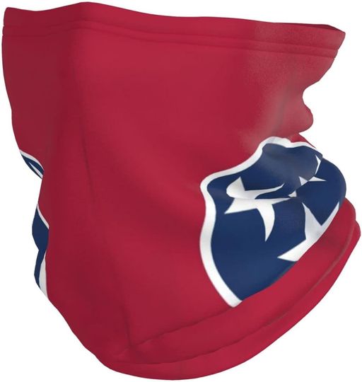 Adjustable Neck Gaiter Face Mask Tennessee Flag