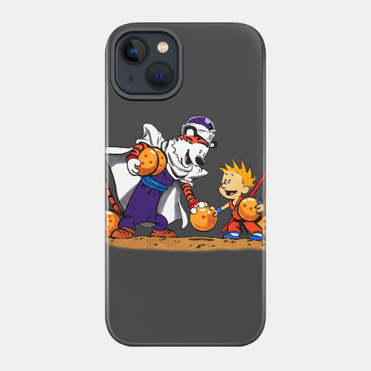 DBZ Friends - Calvin And Hobbes - Phone Case