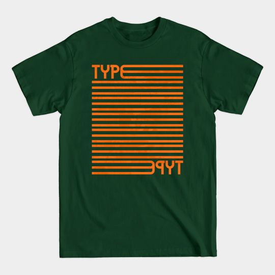 Type Stripes (Orange) - Type - T-Shirt