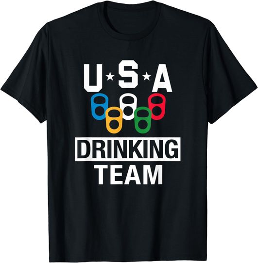 USA Drinking Team Beer Party T-Shirt