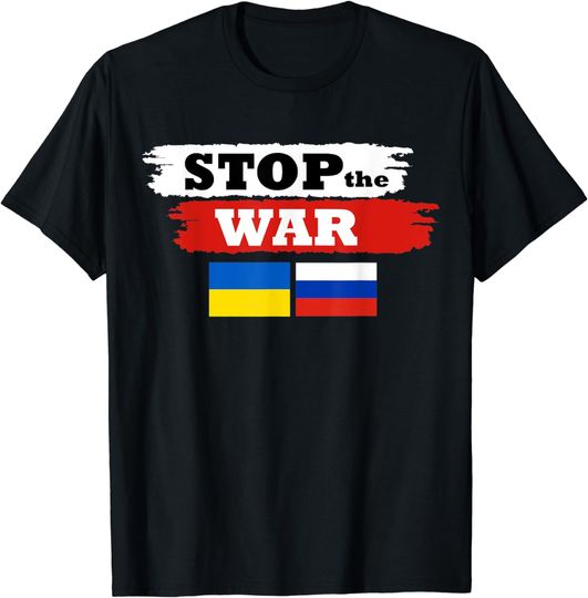 Save Russia and stop the war I stand with Ukraine T-Shirt