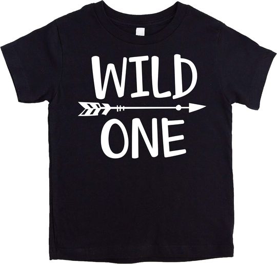 1st Birthday Shirt for Boys Wild One Tee Shirt for Boys 1st Birthday