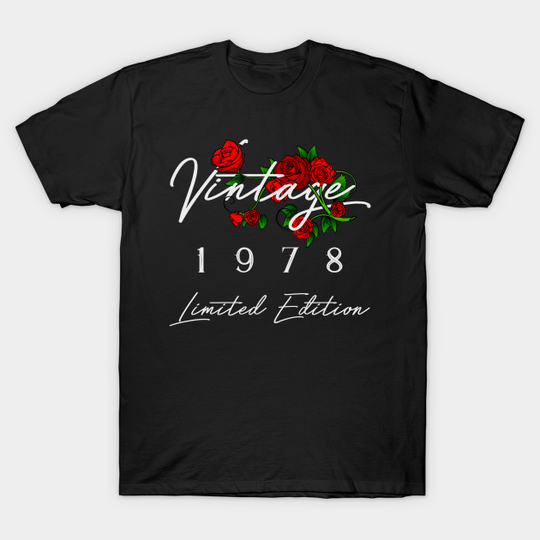 45 Years Old Vintage 1978 45th Birthday T-Shirt