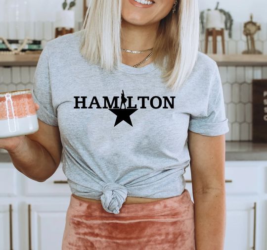 Golden Alexander Hamilton T Shirt, Hamilton Shirt, Broadway T-shirt