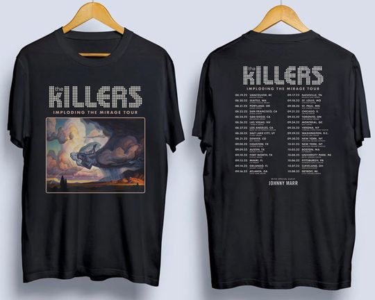 The Killers Tour 2022 Double sided tshirt