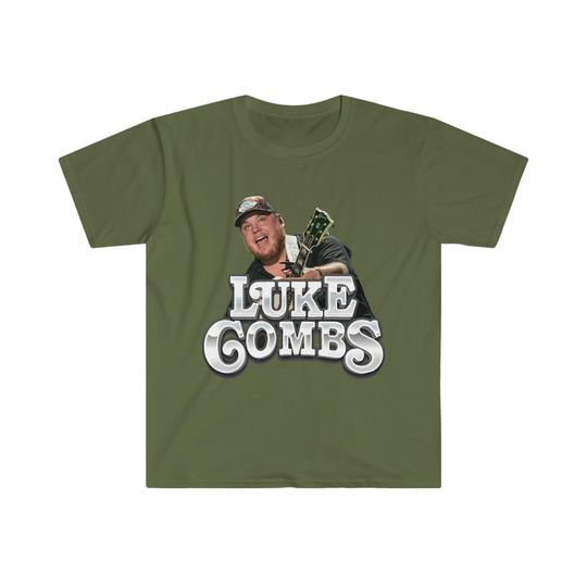 Luke Combs Unisex Softstyle T-Shirt, Luke Comb T-Shirt, Luke Comb Gift Lover, Combs Music